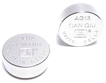 AG13 - 357 - LR44 button cell watch batteries for Watches, LED torches - 10 Pack