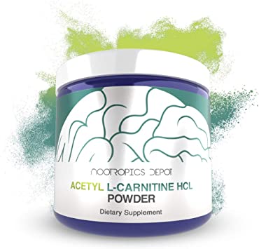 Acetyl L-Carnitine Powder | HCL Form | 125 Grams | ALCAR | Amino Acid Supplement | Energy Supplement | Supports Mitochondrial Function, Weight Loss, and Healthy Aging