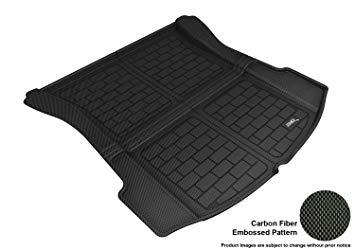 3D MAXpider M1TL0041309 Custom Fit All-Weather Kagu Series Cargo Liner Black Rear Tesla 3 Models