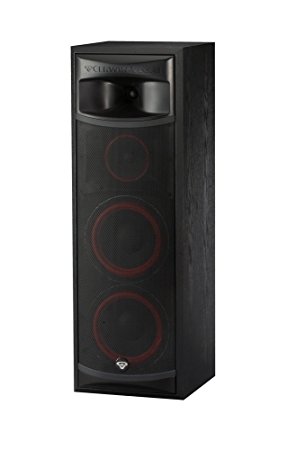 Cerwin-Vega XLS-28 Dual 3-Way Home Audio Floor Tower Speaker (Each, Black)