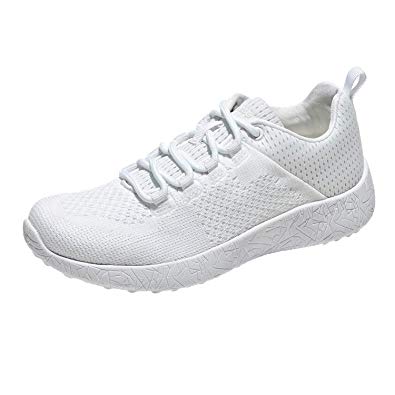 BODENSEE Unisex Adult Sneakers Athletic Sports Lace Up Lightweight Breathable Walking Trail Running Shoes
