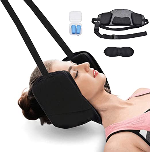 Neck Head Hammock - Cervical Traction Device for Neck Pain Relief, Relax & Reduce Stiffness, Relieve Stress for Neck and Shoulders