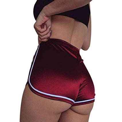 Dreamyth Women's Beach Casual Sport Short Lounge Lace up Booty Pants