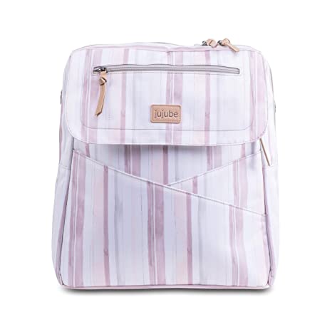 Ju-Ju-Be Core Convertible 4-in-1 Diaper Bag Watercolor Stripe One Size