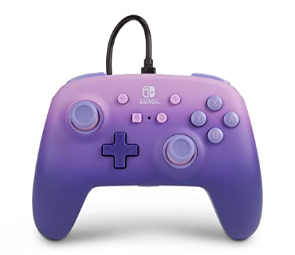 PowerA Enhanced Wired Controller for Nintendo Switch - Lilac Fantasy, Purple, Gamepad, Wired Video Game Controller, Gaming Controller - Nintendo Switch