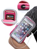 iPhone Armband iMangoo iPhone 6 Armband Sports Pouch Running Pack Armband Gym Wrist Bag Touchscreen Sleeve Key Holder and Card Slot Wallet Case Cover for Apple iPhone 5S 6 6S Plus Samsung Smartphone