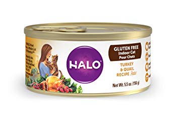 Halo Holistic Natural Wet Cat Food for Indoor Adult Cats