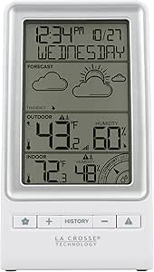 La Crosse Technology 308-1415FCT Wireless Forecast Station, White