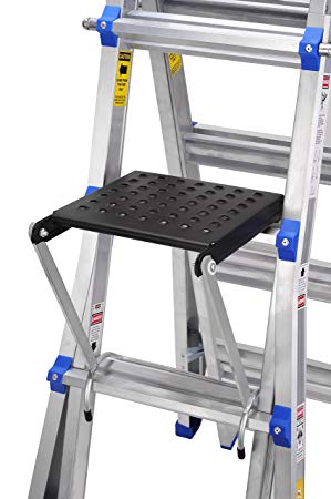 TOPRUNG 16"x15" Work Platform for Ladders, Heavy Duty Ladder Accessory
