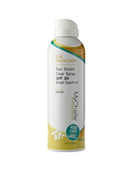 MyChelle Sun Shield Clear Spray SPF 30, Mineral-Based, Non-Aerosal Natural Sunscreen Spray with Zinc Oxide for All Skin Types, 6 fl oz