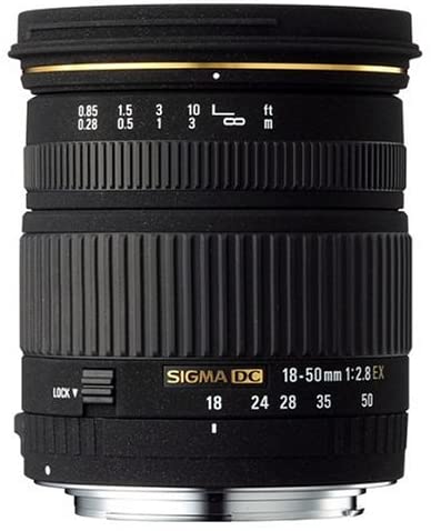 Sigma 18-50mm F/2.8 EX DC Lens for Canon Digital SLR Cameras