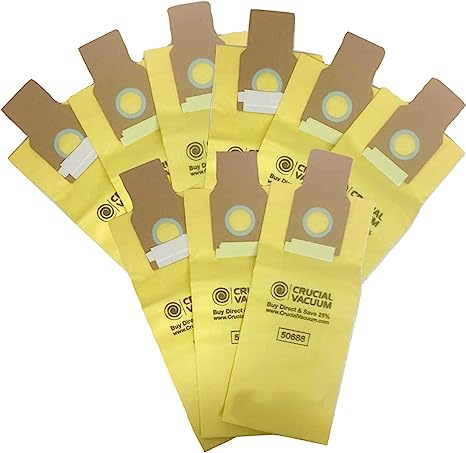 Kenmore 50688, 50690 9-Pack Allergen Filtration Vacuum Cleaner Bags - Fits Kenmore 20-5068, 20-50681, 20-50688, 20-50690, Panasonic U-2, Sanyo PU-1, Kenmore Type O, Kenmore Type U Vacuum Cleaner Bags