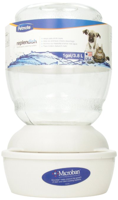 Petmate 24494 Replenish Pet Waterer with Microban