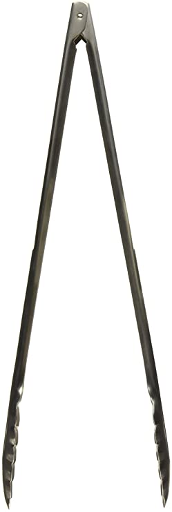 Winco Coiled Spring Extra Heavyweight Stainless Steel Utility Tong, 16-Inch