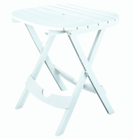 Adams Manufacturing 8550-48-3700 Quik-Fold® Cafe Table, White