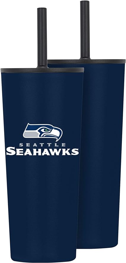 FOCO NFL Unisex-Adult NFL Team Logo Insulated 22oz Travel Tumbler