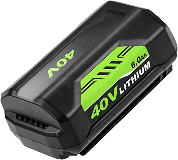 6.0Ah Battery Replacement for ryobi 40v Lithium Battery OP4060 OP4040, Compatible with 40V Collection Cordless Tools Replace for OP4026 OP4030 OP4050 OP4060A