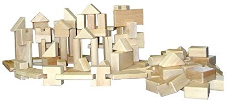 Beka 06010 Little Builder 100 piece set Hard Maple Unit Blocks Hard Maple Unit Blocks
