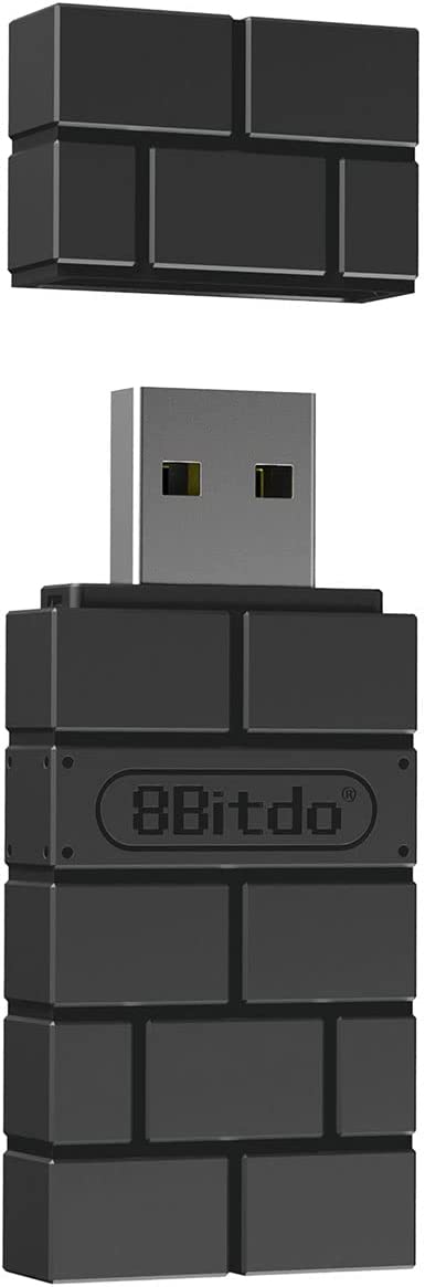 8Bitdo Wireless USB Adapter 2 for Switch, Windows, Mac & Raspberry Pi Compatible with Xbox Series X & S Controller, Xbox One Bluetooth Controller, Switch Pro and PS5 Controller