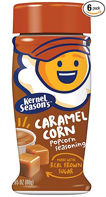 Kernel Season's, Popcorn Seasoning, Caramel, 3 ounce (Pack of 6)