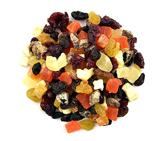 Anna and Sarah Mini Fruit Trail Mix for Hiking, Assortment of Dried Fruits, Healthy Snack Combo in Resealable Bag, 3 Lbs