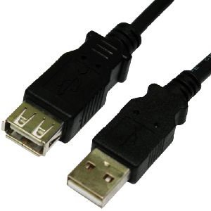 Cable-Tex USB 2.0 Extension Cable A Male-Female 0.5m 50 cm Black