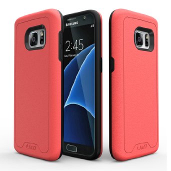 Galaxy S7 Case JampD Slim Armor Samsung Galaxy S7 Case Heavy Duty Dual Layer Hybrid Shock Proof Fully Protective Case for Samsung Galaxy S7 Coral