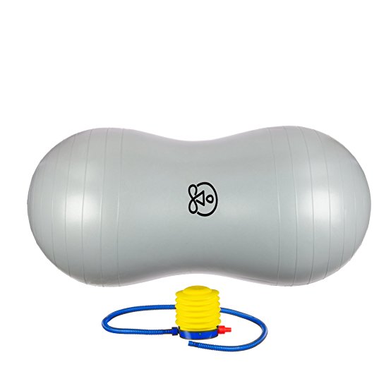 Anti-Burst Peanut Ball by The Work(in) Labor, Exercise and Physical Therapy (50 x 100 cm)
