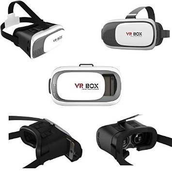 NEWEST Version3D VR Virtual Reality Glasses Headset with NFC tag for 35-60 Inch all brands of Mobiles Smartphones or notes for 3D VideoMovies and Games