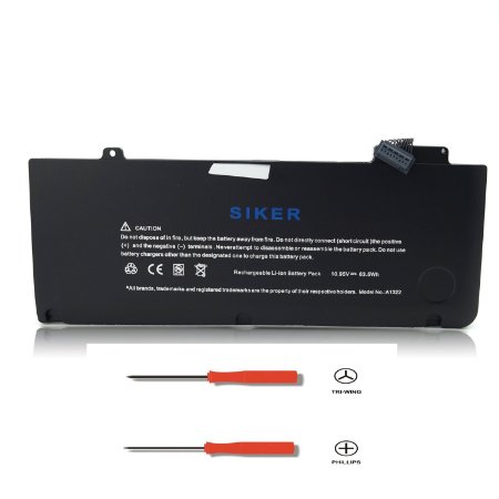 SIKERNew Laptop A1322 Battery for Apple Macbook Pro 13 Mb990lla Mb991lla