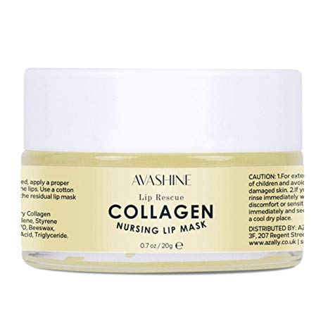 Avashine Lip Sleep Mask with Collagen Peptide, a Lip Moisturizer for Lip Care and Lip Treatment