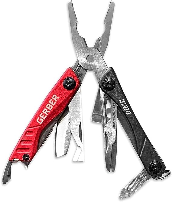 Gerber Blades 31-001040 4.25" Red Dime Micro Tool