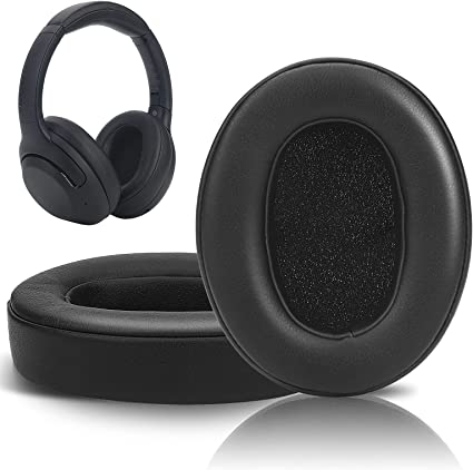 SOULWIT Replacement Ear Pads Cushions for Sony WH-XB900N (WHXB900N WHXB900 XB900), WH-CH710N (WHCH710N WHCH710 CH710), WH-RF400(WHRF400) Headphones, Earpads with Soft Protein Leather, Added Thickness