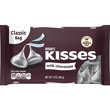Hershey's Kisses Milk Chocolate, 340g