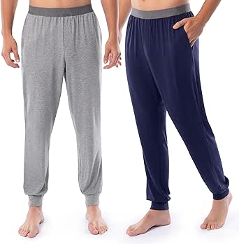 Fruit of the Loom Men's 360 Stretch 2-Pack Jogger Pajama Sleep Pant