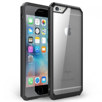 iPhone 6s Case iVAPO Hybrid Bumper iPhone 6 Case Bumper Clear PC TPU Frame Shock Absorbing Protective Case for Apple iPhone 6 2014 iPhone 6s 201547inch MM612 Black