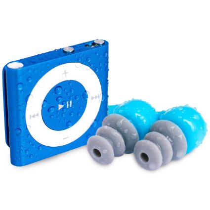NEW Waterfi Waterproof iPod Shuffle Swim Kit with PlatinumX Waterproofing Technology - 2015 Version