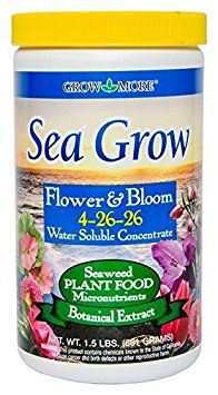 Grow More 6061 Sea Grow Flower and Bloom Fertilizer, 1.5-Pound
