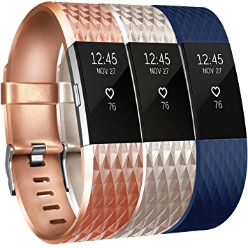 Vancle Fitbit Charge 2 Bands, Replacement Bands for Fitbit Charge 2 HR Sport Wristbands