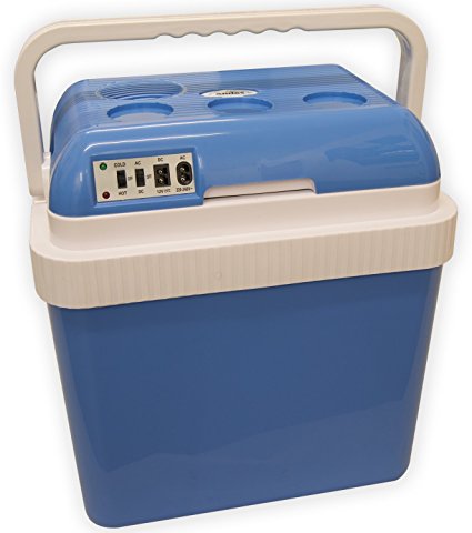 Andes Large 25L 12V/240V Cool Box Insulated Cooler & Heater DC/AC Adaptors CE/GS Certified