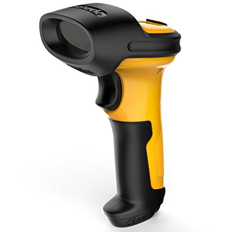 Inateck 2.4GHz Wireless Laser Barcode Scanner, 2600mAh Battery, 60m Range, Automatic Fast and Precise scanning, Working Time Approx. 1 Month, P6