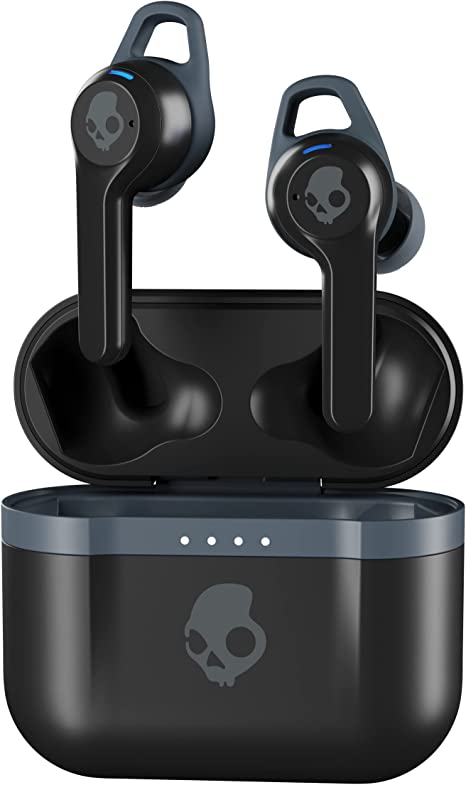 Skullcandy Indy ANC Fuel True Wireless in-Ear Earbuds/Active Noise Cancellation/Use with iPhone & Android/Bluetooth Earbud Headphone/Wireless Charging Case & Microphone - Black