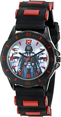 Star Wars Kids' STW3434 Analog Display Quartz Black Watch