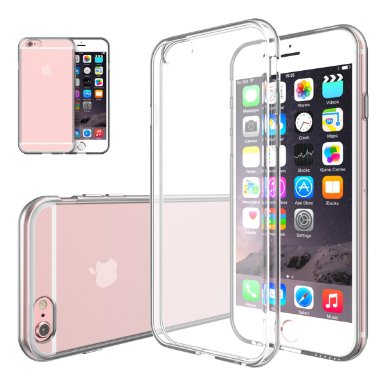 iPhone 6S Case, iPhone 6 Case, DACHUI Ultra-thin & Flexible Crystal-clear Protective Slim Premium Shock-Proof TPU Bumper With Anti-Scratch Back For Apple iPhone 6/6S (Transparent)