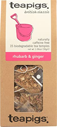 Teapigs Rhubarb & Ginger - 15 Tea Temples