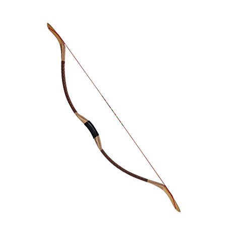 Huntingdoor Traditional Longbow Hunting Bow Recurve Bow 30-55LBS Archery Bows with String Brown