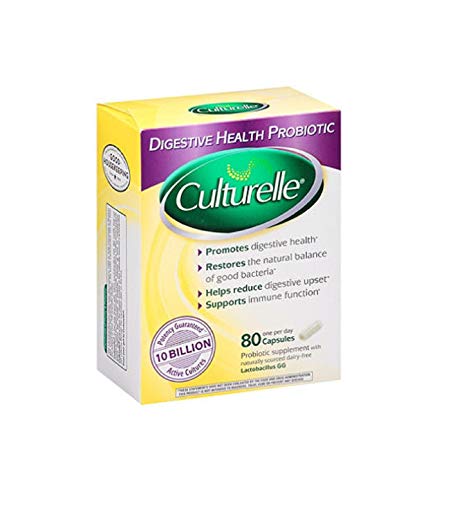 Culturelle Digestive Health Probiotic, Vegetarian Capsules 1 Pack