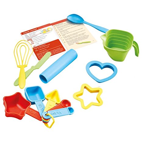 Green Toys Bake by Shape Role Play Set Toy, Assorted Colors