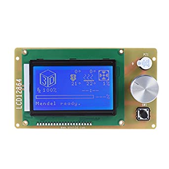 Aibecy Anet 12864 LCD Smart Display Screen Controller Module with Cable for RAMPS 1.4 Mega Pololu Shield Reprap 3D Printer Kit