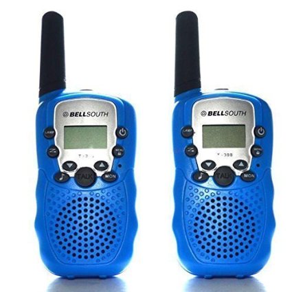 BELLSOUTH Walkie Talkie T388 Two Way Radio for Kids 2 Pack Blue